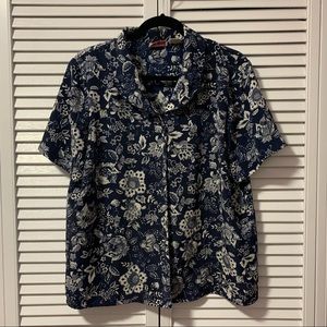 Vintage Floral Blouse